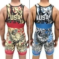 thumbnail image 7 of Merica - Red/Gold and Blue/Silver Reversible Singlet, 7 of 7