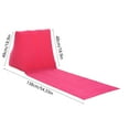 thumbnail image 3 of XWSHYW Foldable Beach Cushion Lightweight Inflatable Lounger Flocking Fabric Great for Beach Camping and Backyard Use, 3 of 6