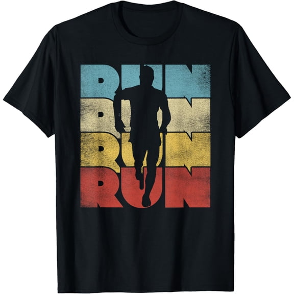 Run Runner Marathon Cross Country Running Tee Motivational T-Shirt