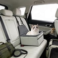 thumbnail image 5 of Portable Puppy Dog Car Seat, Dog Booster Seat for Small Dogs (Up to 20 lbs) - Portable Puppy Car Seat with Thick Cushion and Storage Pockets, 5 of 7