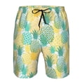 thumbnail image 4 of Kdxio Pineapples1 Pattern Mens Casual Shorts - Drawstring Summer Beach Sports Shorts for Men, 4 of 9