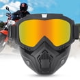 thumbnail image 2 of Gafas de Motocicleta EOTVIA Marco Elástico Protector de Vidrio para Montar, 2 of 7