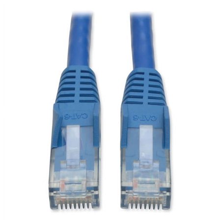 Tripp Lite CAT6 Gigabit Snagless Molded Patch Cable, 25 ft, Blue, Each