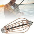 thumbnail image 4 of Alimentador de pesca de Metal portátil, señuelo, jaula, accesorios para aparejos con peso, color cobre, 20g (7 uds), 4 of 12