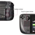 thumbnail image 3 of Estuches protectores para Steam Deck con pegatinas de película templada, cubierta para joystick y herramientas, transparente, 3 of 5