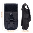 thumbnail image 5 of Backpacks 1000d tactical double layer phone pouch military molle system uility edc gadget bag smartphone (HTOOQ), 5 of 5