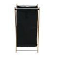 thumbnail image 5 of Household Essentials X-Frame Bamboo Hamper, Washable Black Liner and Bamboo Frame, Eco-Friendly and Renewable, Folds for Storage, Simple and Chic, Natural, 5 of 8