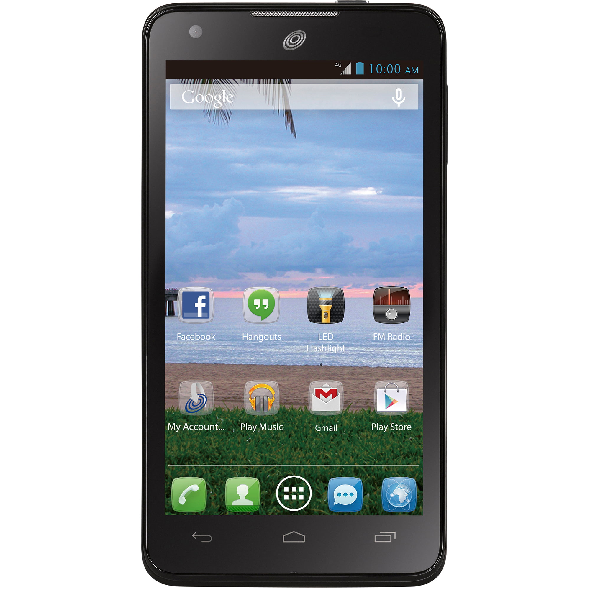 What are some examples of cell phones offered by Alcatel?
