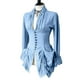 thumbnail image 4 of Pntutb Mujeres Manga Larga Retro Encaje Trim Button Up Vintage Irregular Tailcoat Outwear Pntutb Pntutb-7286, 4 of 4