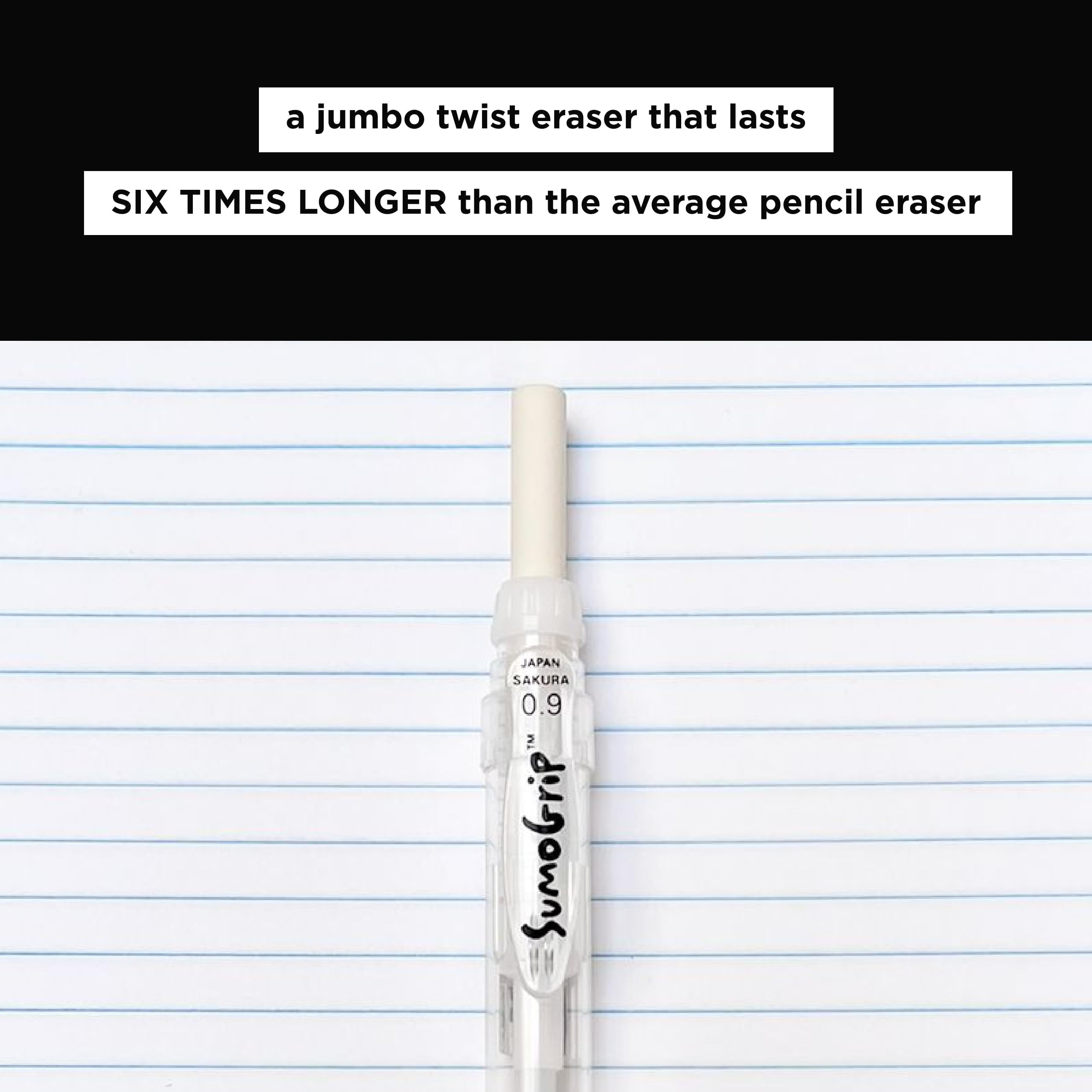 Sakura SumoGrip Pencil with Comfort Grip - 0.9 mm Ergonomic