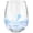 A, variant on Sea Life Printed Stemless Wine Glass, Clear Reusable Glass Tumbler for Wine, Iced Coffee, Beach Party & Home Gathering