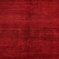 thumbnail image 1 of Ahgly Tapis d'Intérieur Carré Abstrait Rouge, 6 Pieds Carré, 1 of 6