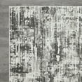 thumbnail image 3 of Loomaknoti Rhane Akason 8' x 10' Gray Abstract Indoor Polypropylene Area Rug, 3 of 9
