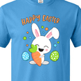 thumbnail image 4 of Inktastic Happy Easter Bunny with Eggs and Carrot T-Shirt, 4 of 5