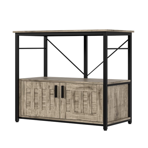 Yeshouse Soporte para acuario de 40-50 galones, soporte para acuario con armario de almacenamiento para accesorios de acuario para amantes de los peces, capacidad de 660 libras