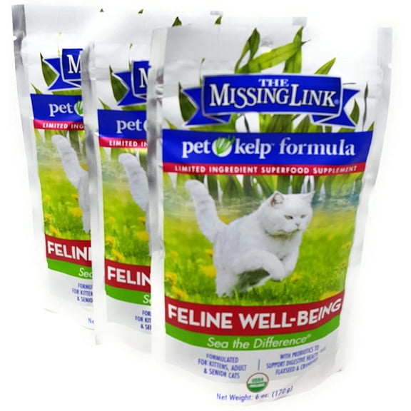 The Missing Link Pet Kelp Formula Superfood Supplement for Cats