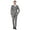 Ash Gray, variant on Porto Filo 3 Piece Silver Men's Slim Fit Suit