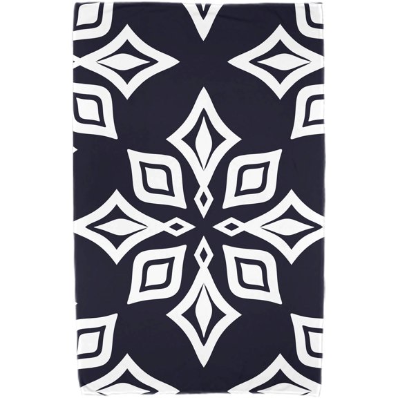 Simply Daisy 30" x 60" Beach Star Geometric Print Beach Towel