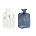 thumbnail image 3 of Wovilon 2L Hot Water Bottle Artificial Plush Cloth Hot Water Bottle Thermotherapy Cold Protection Detachable Hand Warmer Hot Water Bottle, 3 of 4
