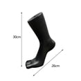 thumbnail image 3 of Human Foot Model Medium Stocking, Mannequin Foot Model, Display Jewelry Display Stand, Toe Separate Mannequin, Foot Sock Display for Retail Socks  black with right, 3 of 9
