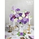 thumbnail image 3 of Flores artificiales N&T NIETING Rose, 25 unidades con tallos, color morado, 3 of 8