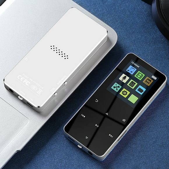 Peggybuy TFT Touch Bluetooth-compatible MP3 MP4 Player FM Video Walkman (Silver No Card)