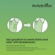 BodyBreeze Internal Deodorant Supplement – Full Body Deodorizer for Gut Health, Skin Health, Detox & Digestion Support – Natural Odor Control Chlorophyll Pills for Head-to-Toe Freshness | 30 Capsules