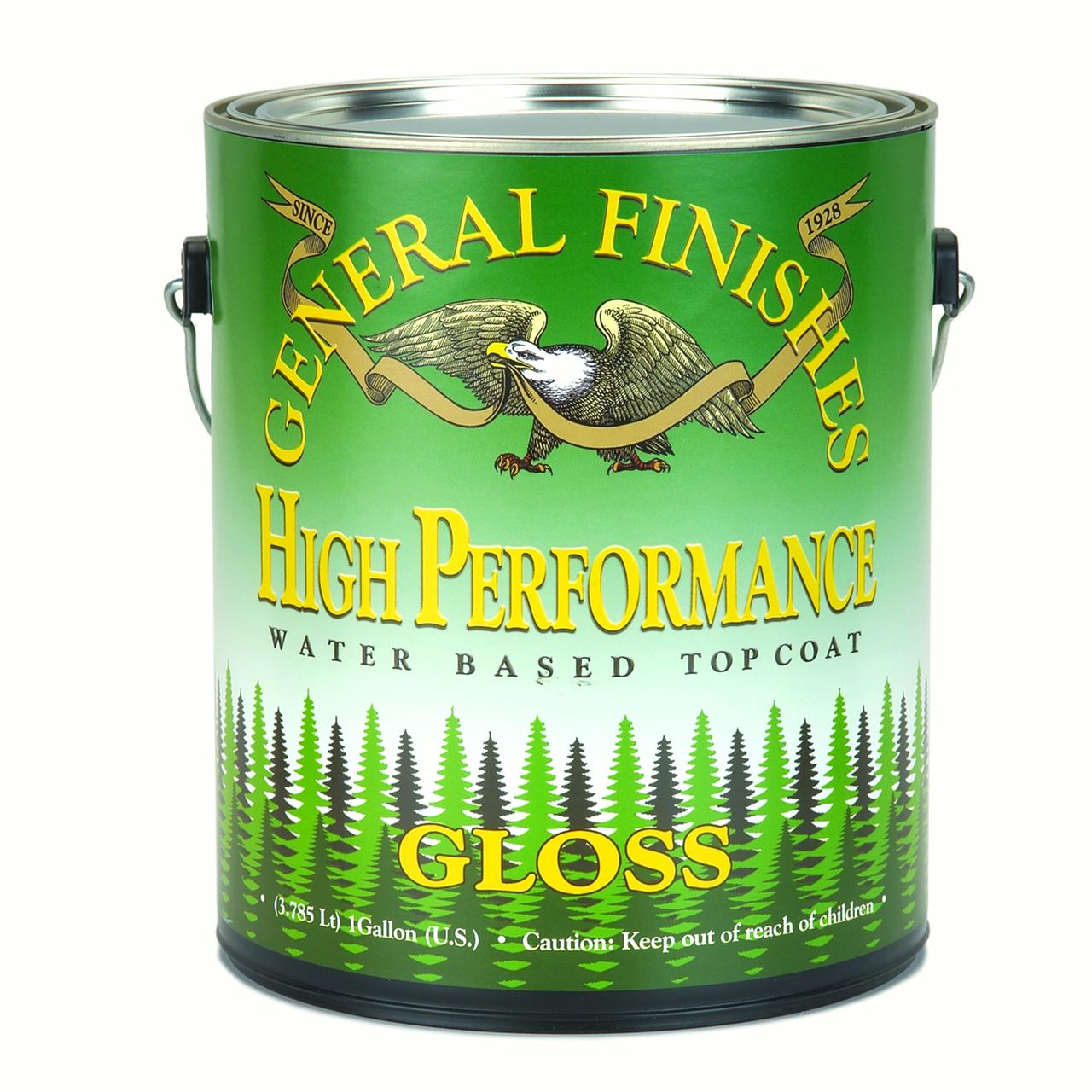 General Finishes, High Performance Polyurethane Topcoat, Gloss, Gallon