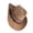 E, variant on Homburg Feathered Khaki Hat Present for Boyfriend Hat Wide Brimmed Unisex Wear for Gatherings Photo Props