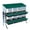 Green with bracket legs, variant on COZONY 8 Compartment Automatic Roll-Out Chicken Nesting Box, Galvanized Steel Wall Mount Laying Box for Hens & Ducks,Green without bracket legs