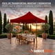 thumbnail image 5 of Carpa Toldo Plegable Reforzado 2x2 Lona Impermeable Acero Inoxidable Lona Azul, 5 of 8