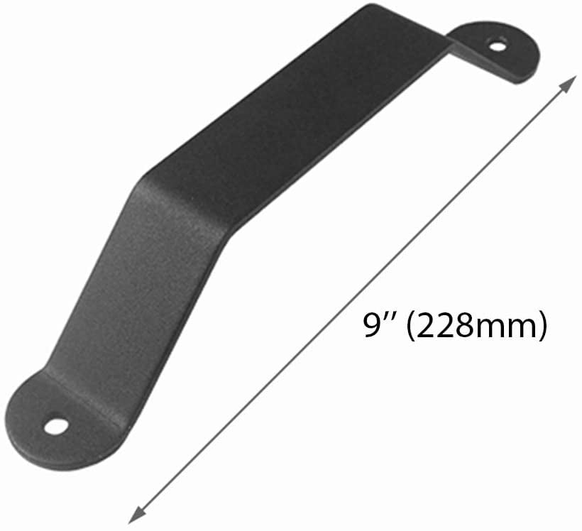 9 Inch Barn Door Handle (Round Head) with Screws Included 1 Pack