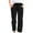 Black, variant on HomeGardon Linen Pants Women,Pants for Women,Women's Solid Color Casual Hip Elasticity Pocket Home Pants,S-XXL