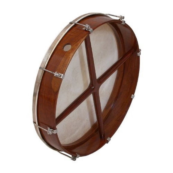 18" Rosewood Tuneable Bodhran - Goatskin Head