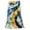 Impression Multiple, variante sur Sies Marjan Jupe en Satin Imprimé Aliya pour Femmes - 8