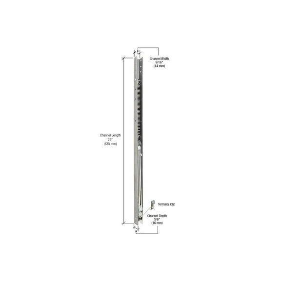 CRL FA2420 25" Window Channel Balance - 2420 or 24-2