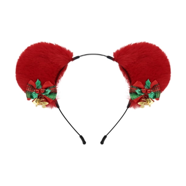 Diadema con orejas de animales Strade Fareast Limited Navidad Rojo 24 cm x 17 cm