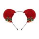 thumbnail image 1 of Diadema con orejas de animales Strade Fareast Limited Navidad Rojo 24 cm x 17 cm, 1 of 8