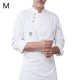 thumbnail image 2 of Botones de la chef de la chef de la manga larga del invierno del invierno con los bolsillos delanteros camisas para hombres Trajes profesionales para el restaurante Blanco M Advancent LF000332-01, 2 of 7