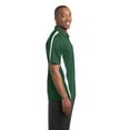 thumbnail image 2 of Sport-Tek PosiCharge Micro Mesh Colorblock Polo-XS (Forest Green/ White), 2 of 3