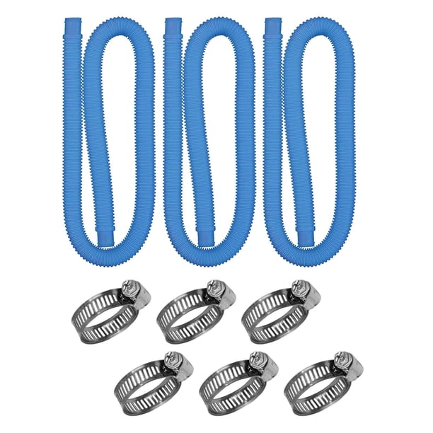 Juego De Tuberas Flexibles Para Piscina, 4, 5 M (15 Pies), Dimetro Interior De 3, 8 Cm (1, 5 Pulgadas), Conectables, Para Transferencia De Agua De Piscina Y Mantenimiento De Spa (paquete De, UKHBMC