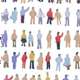 thumbnail image 4 of New 400pcs Painted Model Train People Figures Scale N (1 to 150), 4 of 8