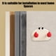 thumbnail image 4 of Crab Shaped Adhesive Wall Hook | No Drill Self-Stick Strong Plastic Hanger | Waterproof Key Towel Holder | Decorative Storage for Kitchen Bathroom Closet Door | 1 Pack | Red Yellow White |, 4 of 6