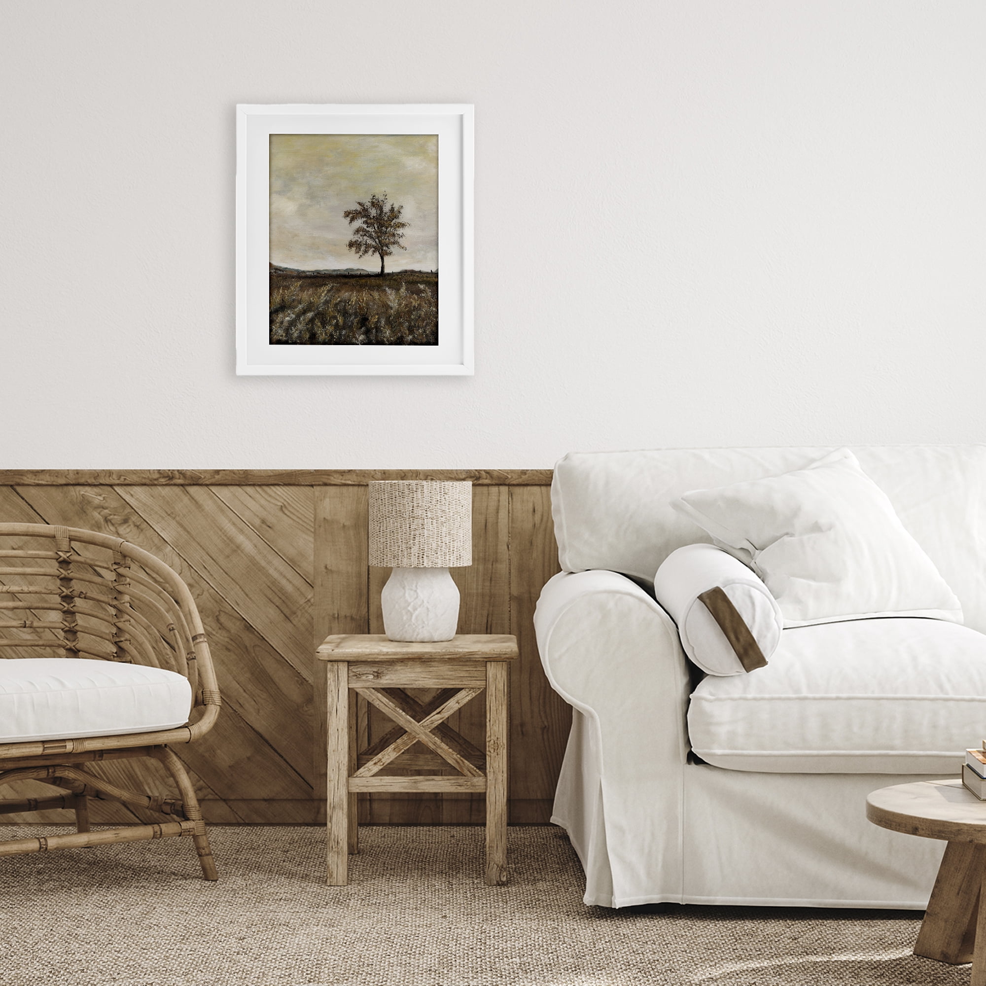 Stupell Industries Yesterdays Gone By White Framed Print Under Glass, design by Soulspeak & Sawdust