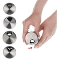 thumbnail image 5 of Stainless Steel Salt and Pepper Shakers Set with Glass Base, 5 of 7