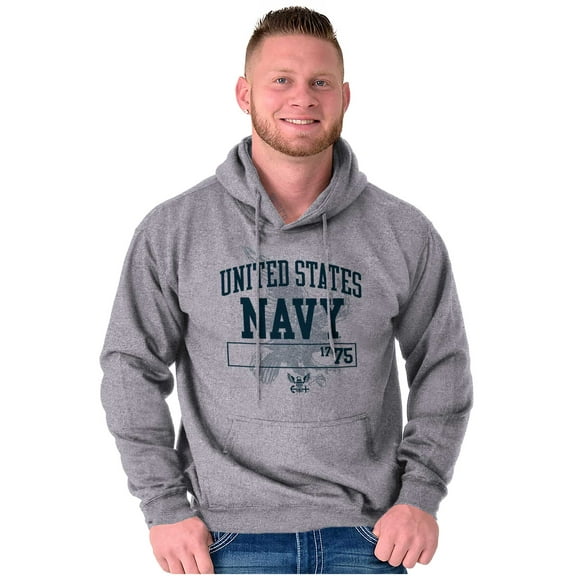 United States Navy 1775 Eagle Anchor Hoodie Sweatshirt Women Men Brisco Brands S