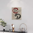 thumbnail image 3 of Wing Chun Canvas Wall Art Wing Chun Kung Fu Pictures Wall Decor Martial Art Retro Vintage Motivational Painting Prints Modern Home Framed Artwork for Men Kungfu Lover Home Office Room Man Cave 12"x16", 3 of 6