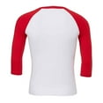 thumbnail image 2 of Bella + Canvas  Adult Triblend 3/4 Sleeve Baseball T-Shirt, 2 of 4