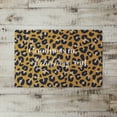 thumbnail image 2 of Creative Products Goodness in Kindness Out Gold Leopard 18 x 27 Floor Mat, 2 of 2