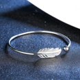 thumbnail image 1 of Pulsera de plata 925 para mujer, estilo bohemio, tamaño ajustable, brazalete de hoja abierta, regalo de joyería de moda para mujeres y niñas para cumpleaños, Navidad y vacaciones LingWen 9024719121970, 1 of 5